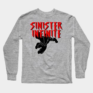 SINISTER INFINITE Male (Black Silhouette) Long Sleeve T-Shirt